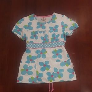 Floral scrub top